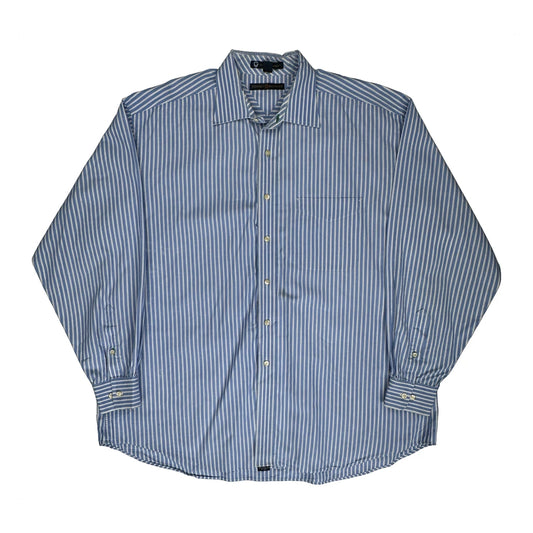 Tommy Hilfiger Striped Shirt - XL Blue Cotton
