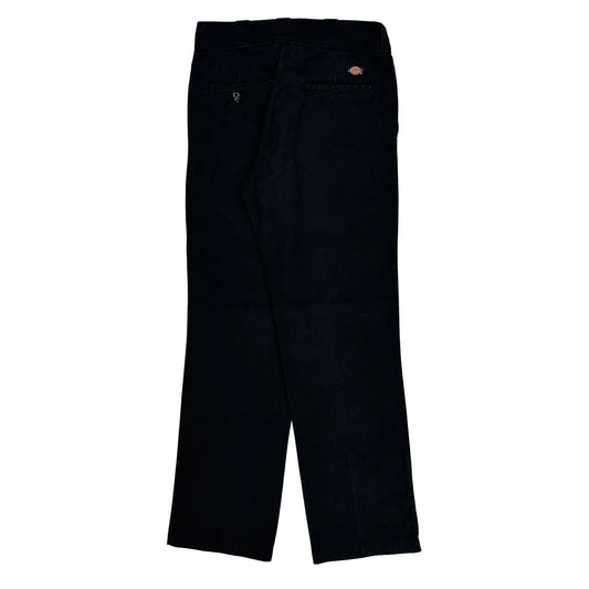 Vintage Dickies Trousers - 30W 32L Black Polyester Blend