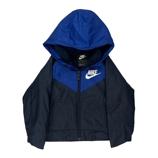 Age 3 Nike Fleece Jacket - XS Blue Polyester