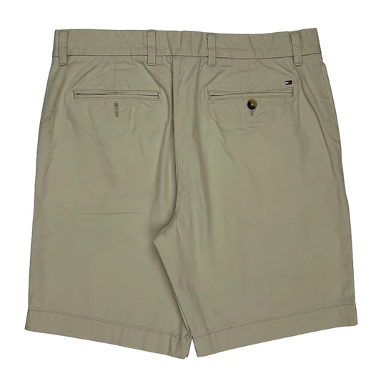 Tommy Hilfiger Chino Shorts - 34W 9L Beige Cotton