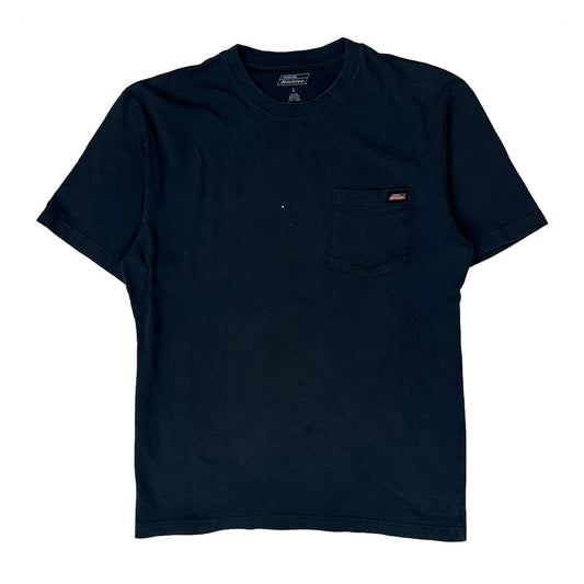 Vintage Dickies T-Shirt - Large Navy Cotton