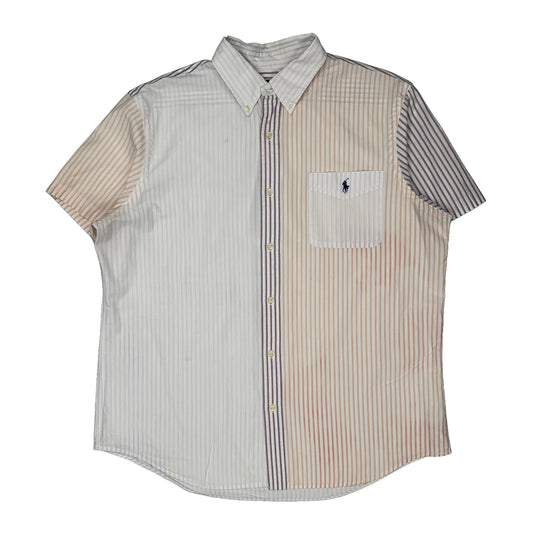 Ralph Lauren Striped Short Sleeve Shirt - XL Multicoloured Cotton