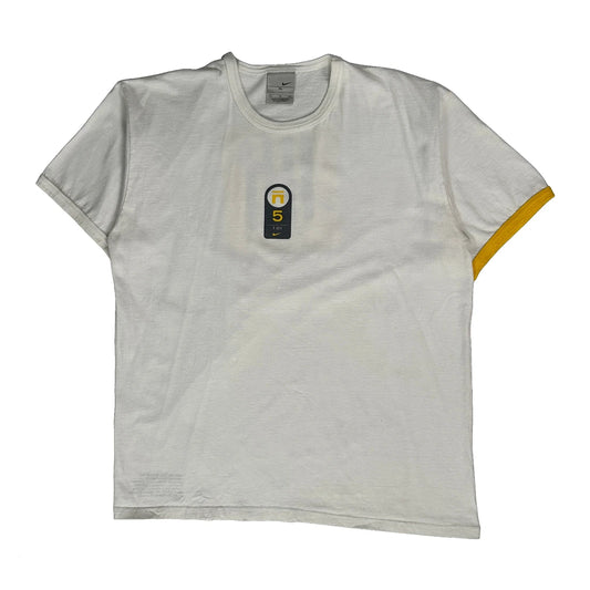 Vintage Lance Nike Graphic T-Shirt - XL White Cotton