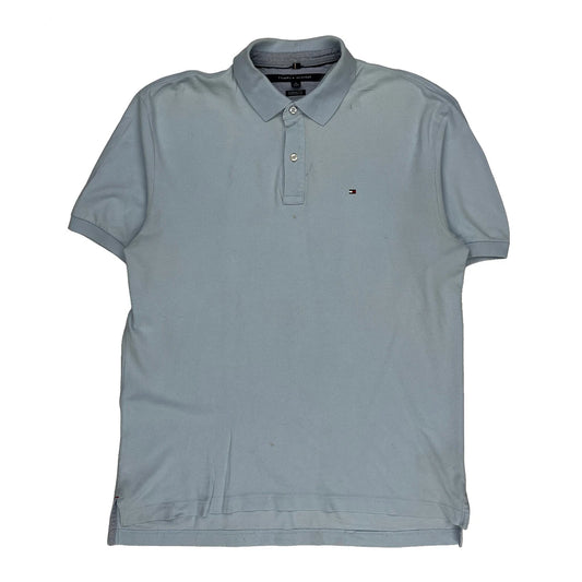 Tommy Hilfiger Polo Shirt - XL Blue Cotton