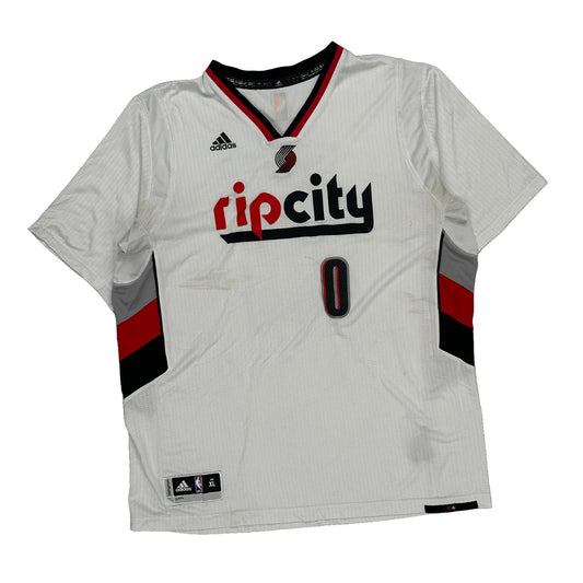Portland Trail Blazers Adidas Nba Jersey - XL Black Polyester