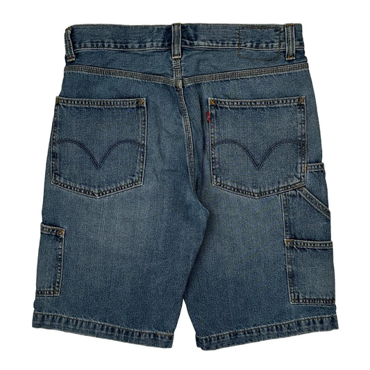 Levis Carpenter Shorts - 32W 10L Blue Denim