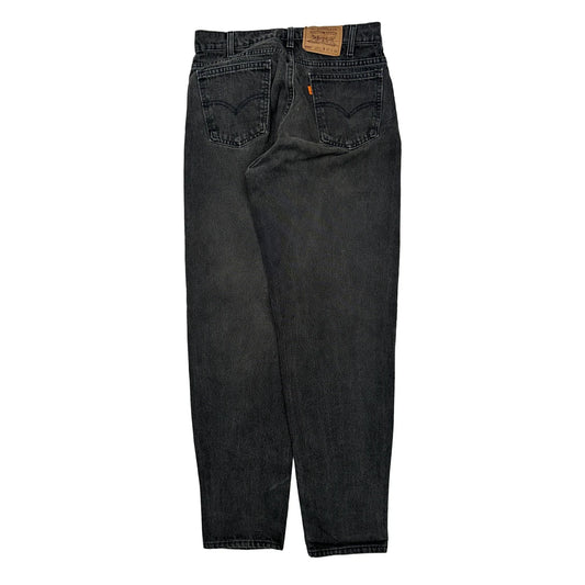 Made In USA Orange Tab Levis 560 Jeans - 30W 34L Grey Cotton