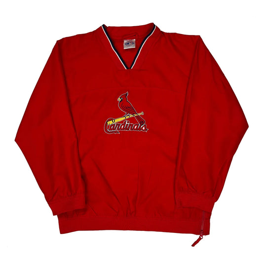 St. Louis Cardinals Mlb Graphic Windbreaker - XL Red Polyester