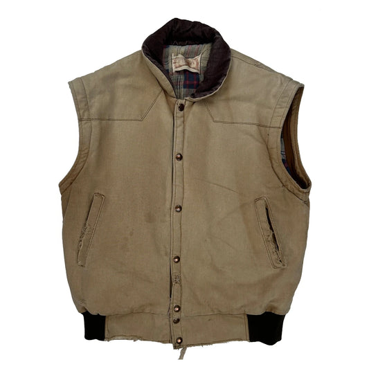 Pelle Gilet - Large Beige Cotton
