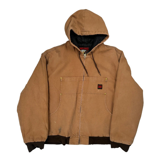 Tough Duck Jacket - 2XL Brown Cotton
