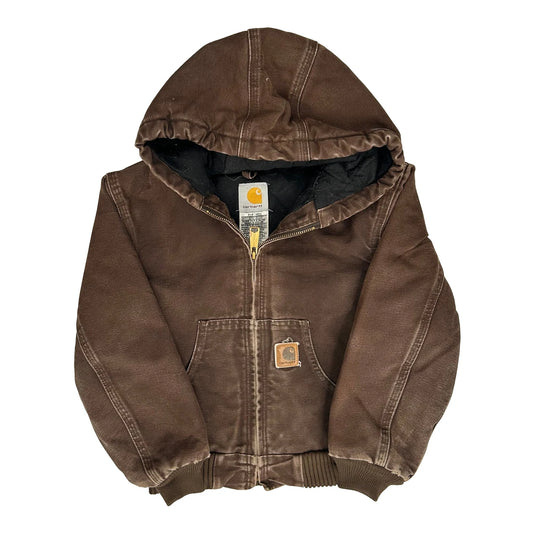 Vintage Age 6-7 Carhartt Jacket - Small Brown Cotton