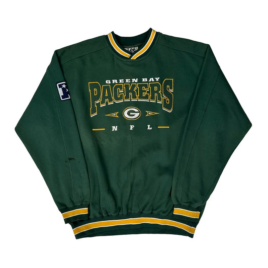 Green Bay Packers Lee Sport Graphic Sweatshirt - XL Green Polyester Blend