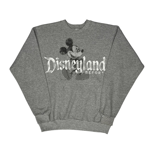 Disneyland Resort Hanes Graphic Sweatshirt - Medium Grey Cotton Blend