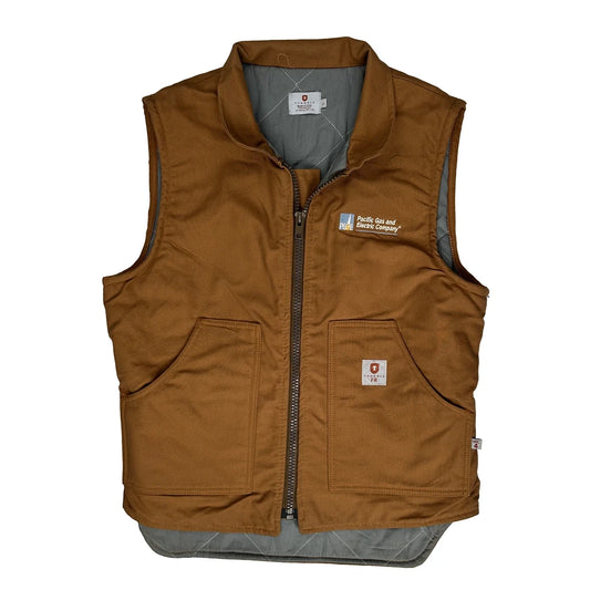 Tyndale Gilet - Large Brown Cotton