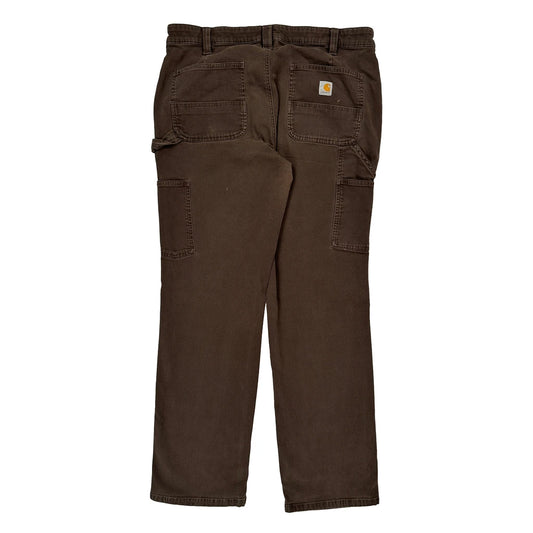 Carhartt Carpenter Trousers - 32W 30L Brown Cotton