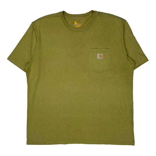 Carhartt T-Shirt - XL Green Cotton