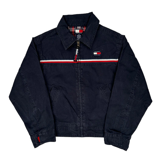 Age 6-7 Tommy Hilfiger Jacket - Small Navy Cotton