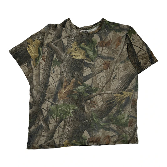Ivory Camo T-Shirt - Large Camo Cotton