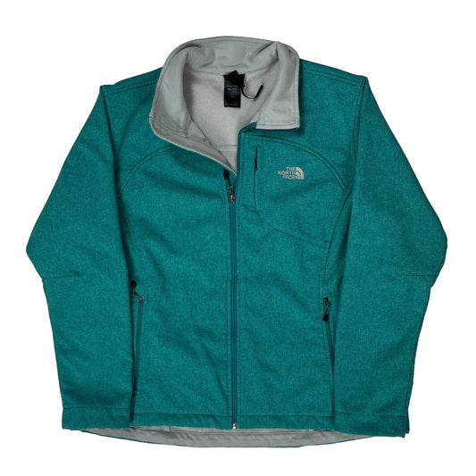 The North Face Fleece Jacket - 2XL Green Polyester