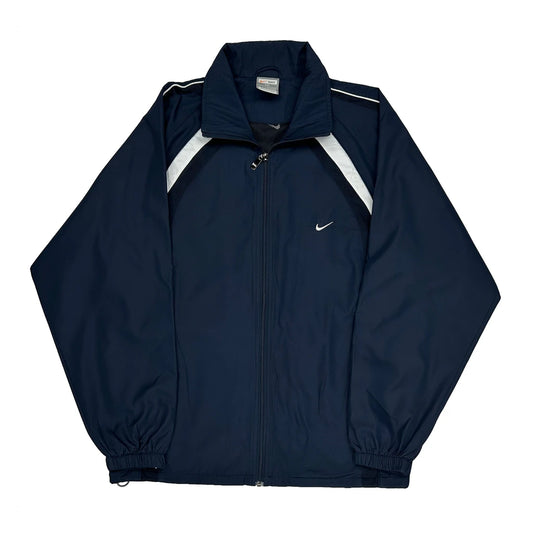 Nike Track Jacket - 2XL Navy Polyester