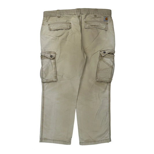 Carhartt Cargo Trousers - 38W 29L Beige Cotton