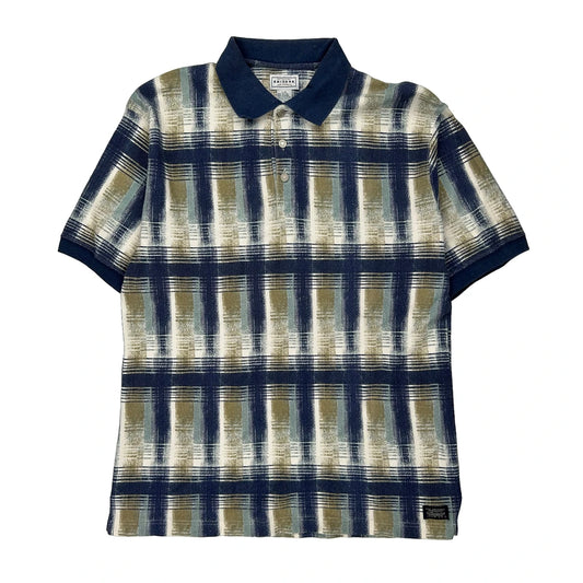 Arizona Jeans Checked Polo Shirt - Large Multicoloured Cotton