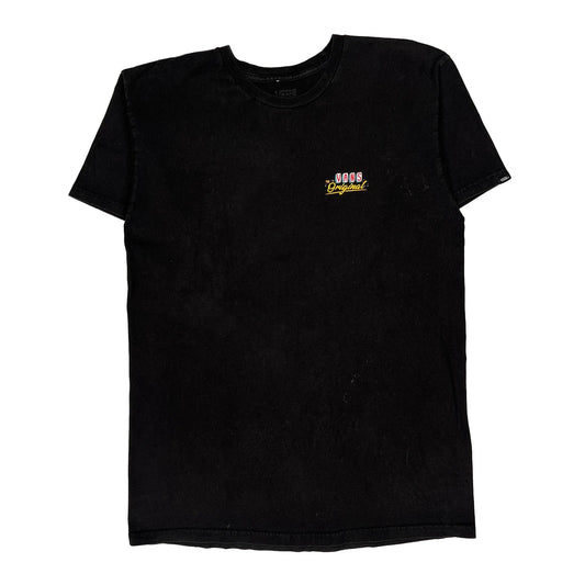 Vans Graphic T-Shirt - Small Black Cotton