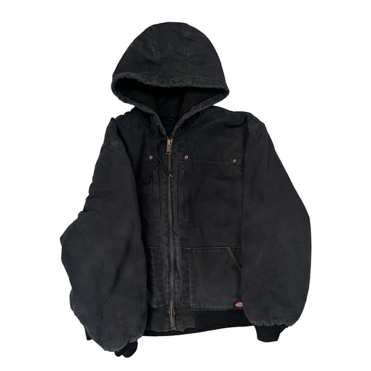 Dickies Workwear Jacket - 2XL Black Cotton