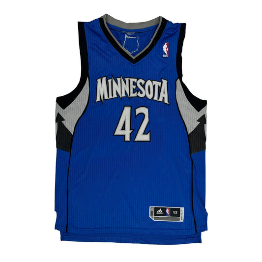 Minnesota Timberwolves Adidas Nba Jersey - 2XL Blue Polyester