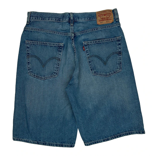 569 Levis Denim Shorts - 33W 11L Blue Cotton