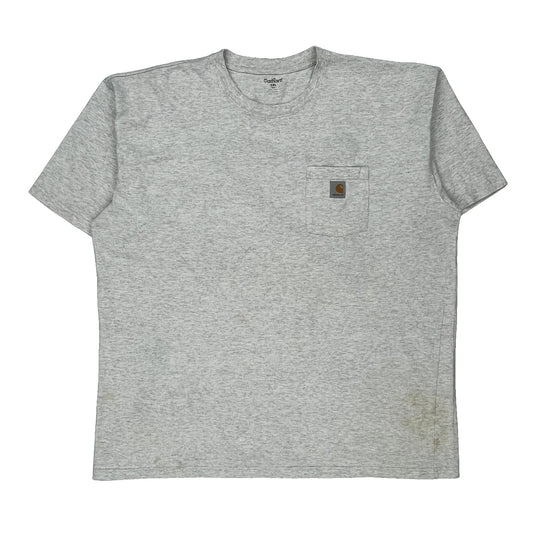 Carhartt T-Shirt - 2XL Grey Cotton