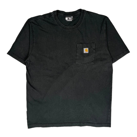 Carhartt T-Shirt - Large Black Cotton