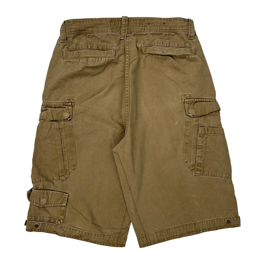 Nautica Cargo Shorts - 31W 12L Brown Cotton