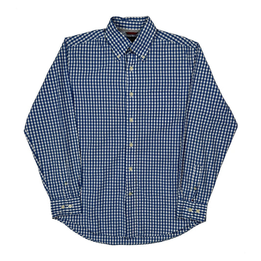 Tommy Hilfiger Checked Shirt - Small Blue Cotton