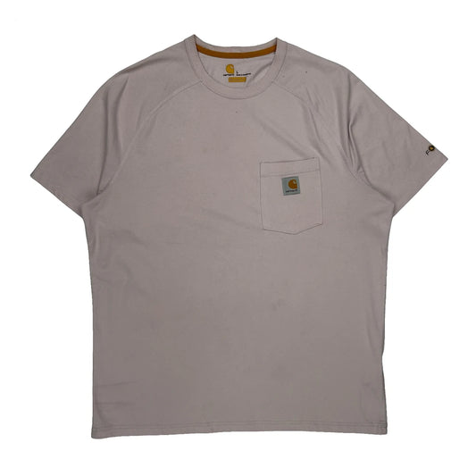 Carhartt T-Shirt - Large Pink Cotton