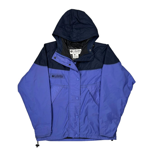 Columbia Windbreaker - Medium Blue Nylon