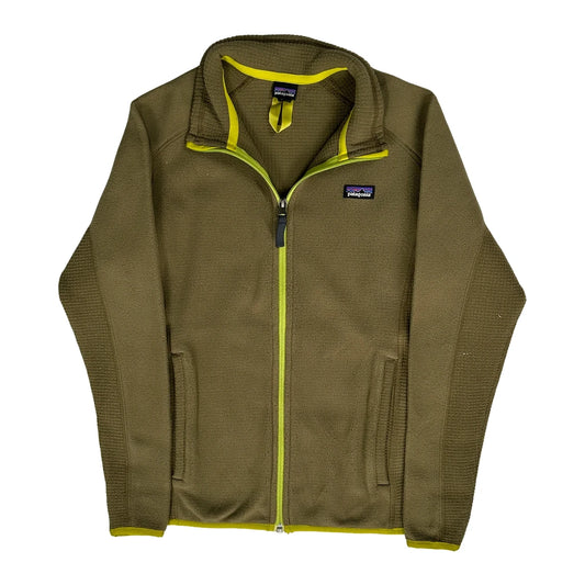 Patagonia Fleece Jacket - XL Green Polyester