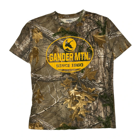 Unbranded Camo T-Shirt - Medium Yellow Cotton