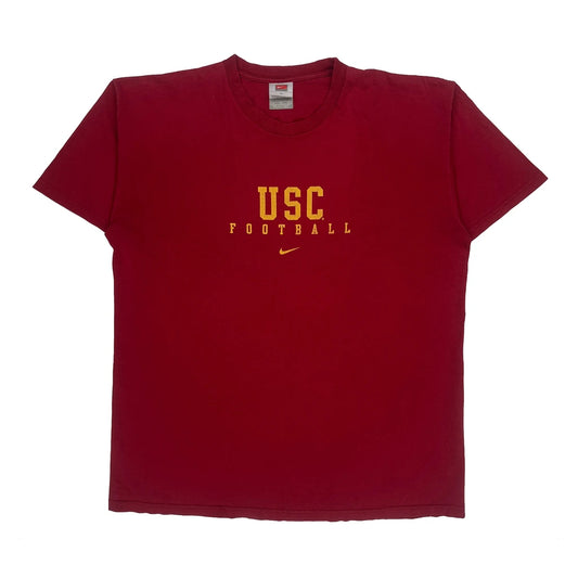 USc Trojans Nike College T-Shirt - XL Red Cotton