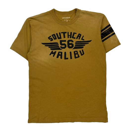 True Religion Graphic T-Shirt - Medium Brown Cotton