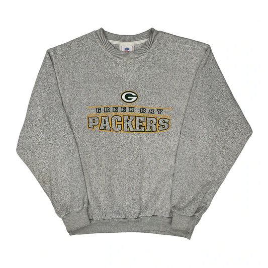 Green Bay Packers Nfl Sweatshirt - Medium Grey Cotton Blend