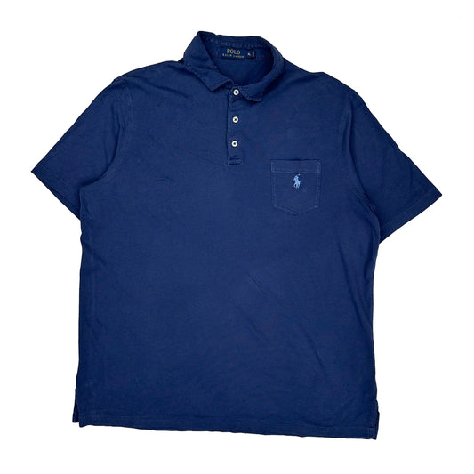 Polo By Ralph Lauren Polo Shirt - XL Blue Cotton