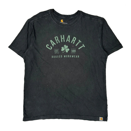 Carhartt T-Shirt - Large Black Cotton
