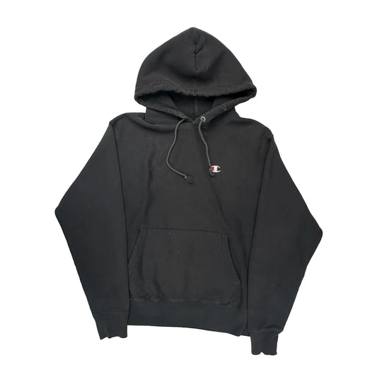 Reverse Weave Champion Hoodie - Medium Black Cotton