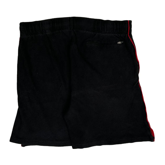 Vintage Polo Sport Striped Shorts - Small Black Cotton