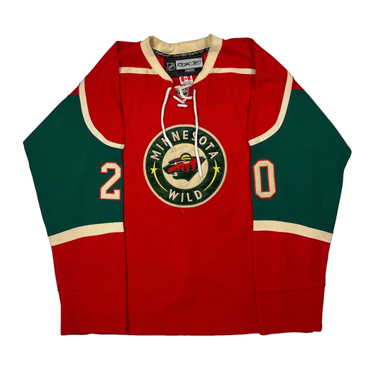 Minnesota Wild Reebok Nhl Jersey - 2XL Red Polyester