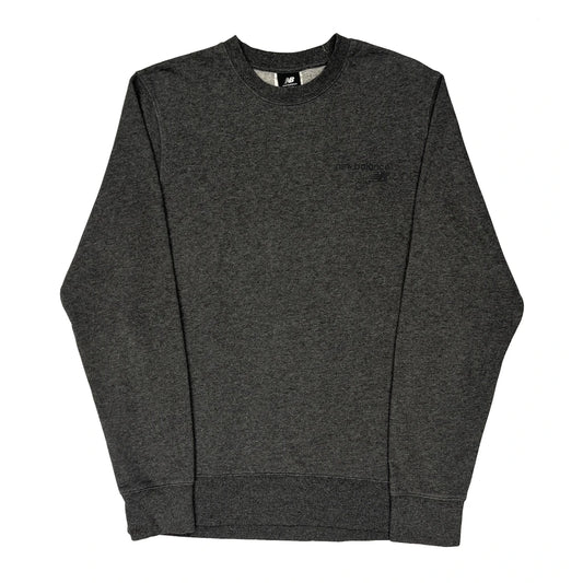 New Balance Sweatshirt - Large Grey Cotton Blend
