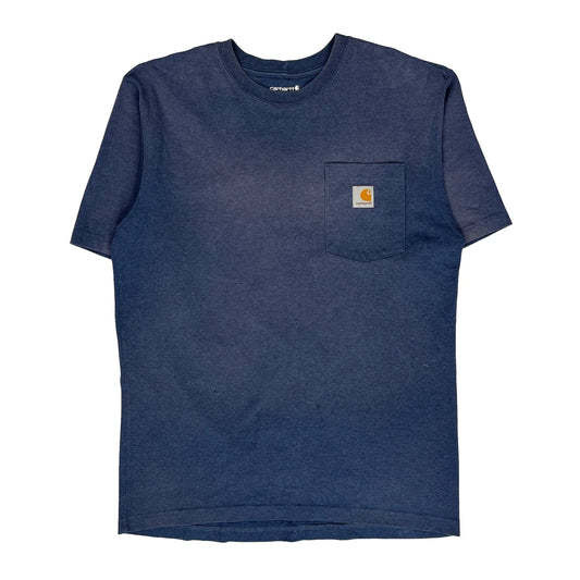 Carhartt T-Shirt - Medium Navy Cotton