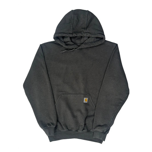 Loose Fit Carhartt Hoodie - Small Grey Cotton Blend