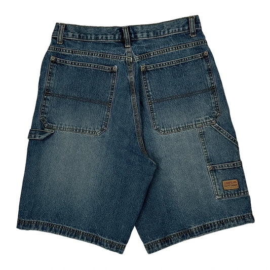 Chaps Ralph Lauren Carpenter Shorts - 28W 10L Blue Cotton